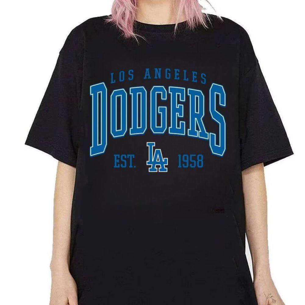 La Dodgers Unisex Tshirt, Los Angeles Baseball Graphic Unisex Tee Shirt